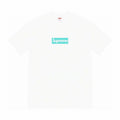 Supreme Glitter Outline Box Logo T-Shirt - White
